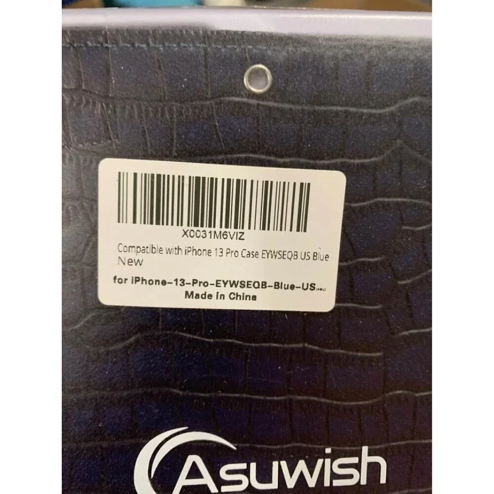 iphone 13 Phone Case Wallet Blue